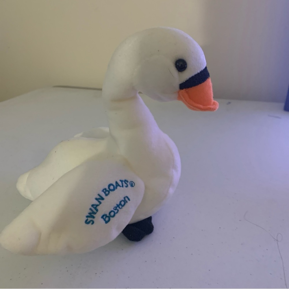 Swan Boats Swan Plush - Picture 5 of 6
